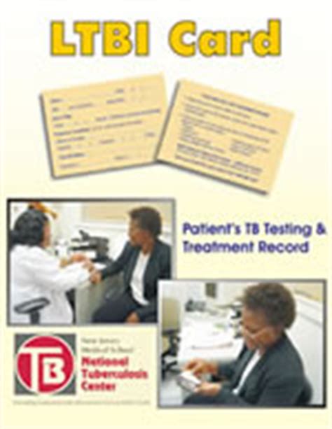 tuberculosis smart card|ltbi card printable.